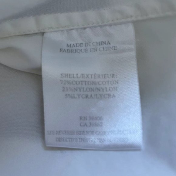 Theory Tenia Button Down Blouse (Size S/P/T) - Picture 5 of 5